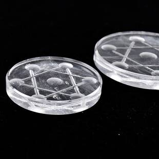 天然白水晶圆盘片状石头水晶球七星阵底座底盘原石装饰摆件