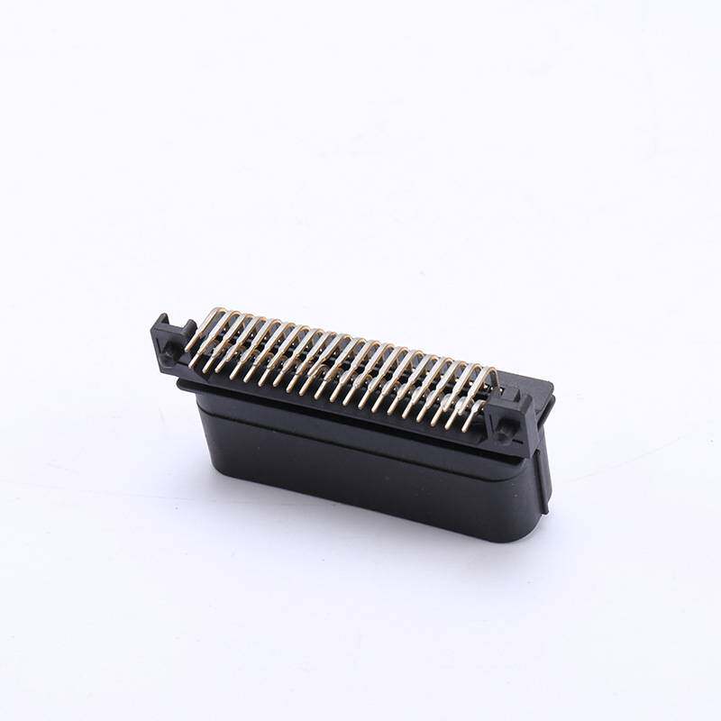 国产40孔PCB焊板系列针座MX23A40NF1 新能源汽车连接器防水接插件