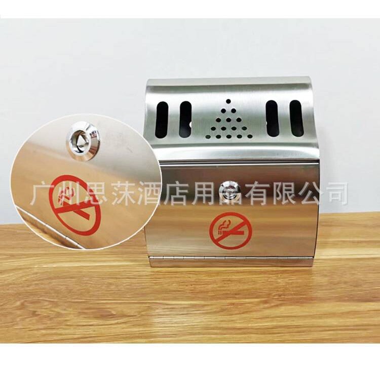 双列挂墙式烟灰柱烟灰桶电线杆烟灰盒烟头烟蒂收集箱烟灰箱户外大