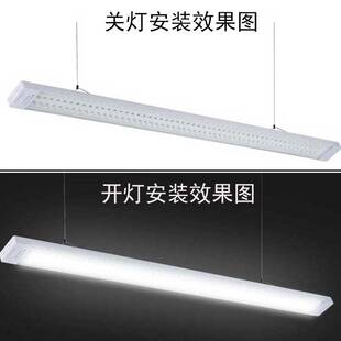 薄款LED车库感应灯条18W微亮智能雷达感应灯管地下车场红外感应灯