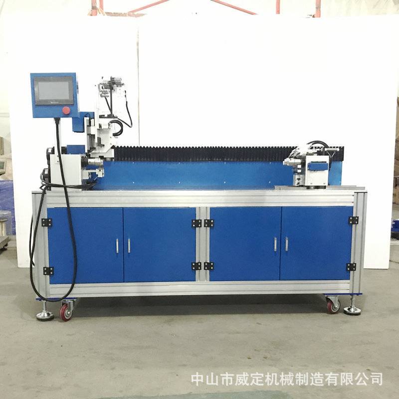 全自动灯串缠线绕丝机 定 制LED铜线灯串双模条全自动绕线机