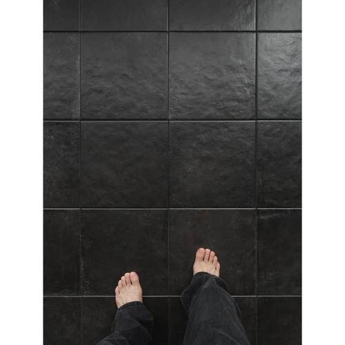 Wabi-Sabi风格哑光斑驳黑色渐变瓷砖B&B酒店入口浴室餐饮厨房防滑