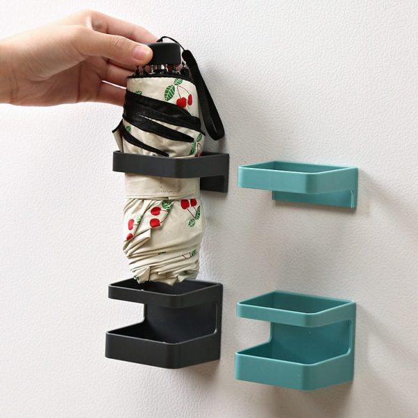 雨伞收纳架伞壁挂式多功能置物架家用门口架子入户沥水挂墙放雨具,收纳整理,顶天立地收纳杆/架,淘宝优惠券,粉丝福利购,淘宝优惠卷