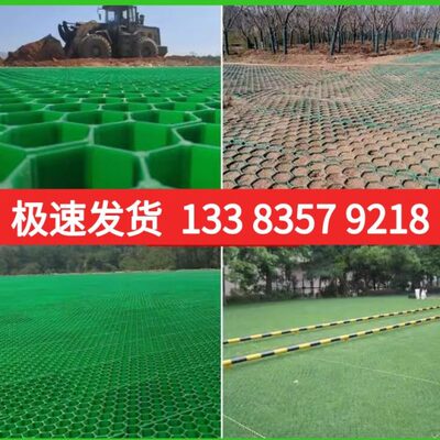 斜坡定做  抗压广场耐磨屋顶花园格栅无积水种植河道斜坡草坪格栅