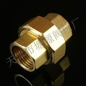 油任 对接 内丝活接 4分 1寸直通外接头 铜接头配件 6分 管古