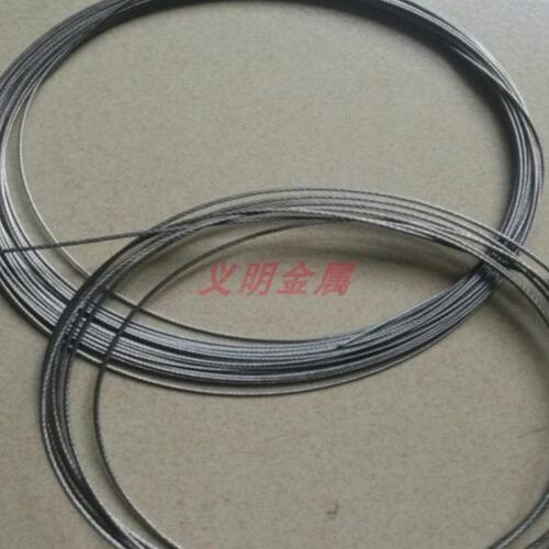 按米裁剪  直径0.8/1/1.5/2/3/4/5/6/8MM 不锈钢钢丝绳 细软钢丝