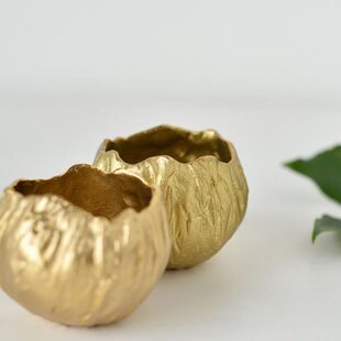 进口铝制创意金色小花瓶桌面小号花器轻奢居家桌面摆件民宿样板间