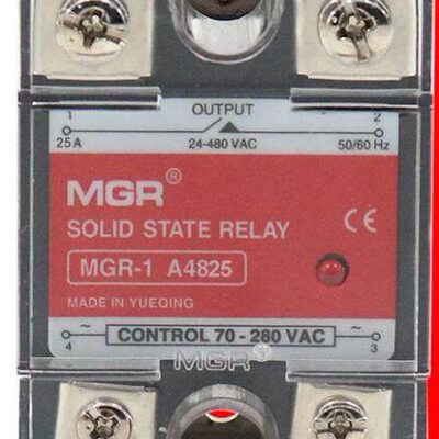 美格尔 单相固态继电器 交流控交流 MGR-1A4825