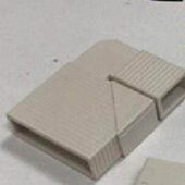 厨柜门配件晶钢门直角内角码 连接件铝合金框通用型金刚门塑料角码