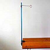 可拆卸折叠桌边灯架杆钩