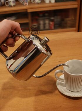 304不锈钢手冲壶 挂耳咖啡长嘴壶 手冲咖啡细嘴壶 600ml泡茶水壶