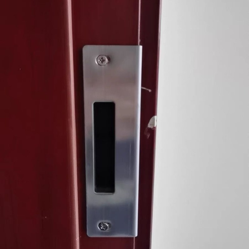 锁舌锁具锁槽锁体不锈钢挡片卧室门框房J间门锁具房门加长修复挡