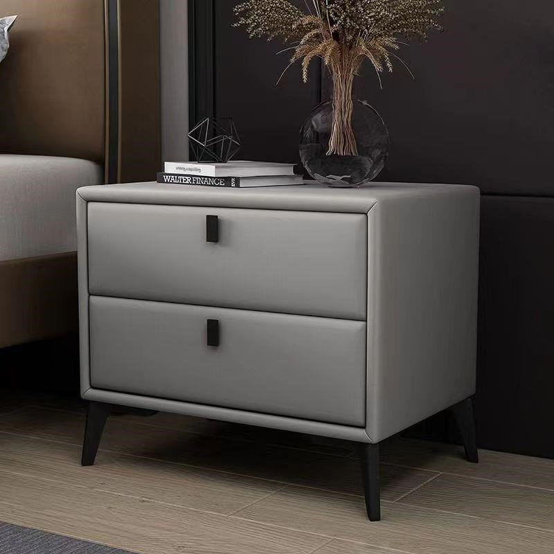 整装软用包床g室头柜卧家轻奢网红质收纳储WOS物床边皮柜简约卧室