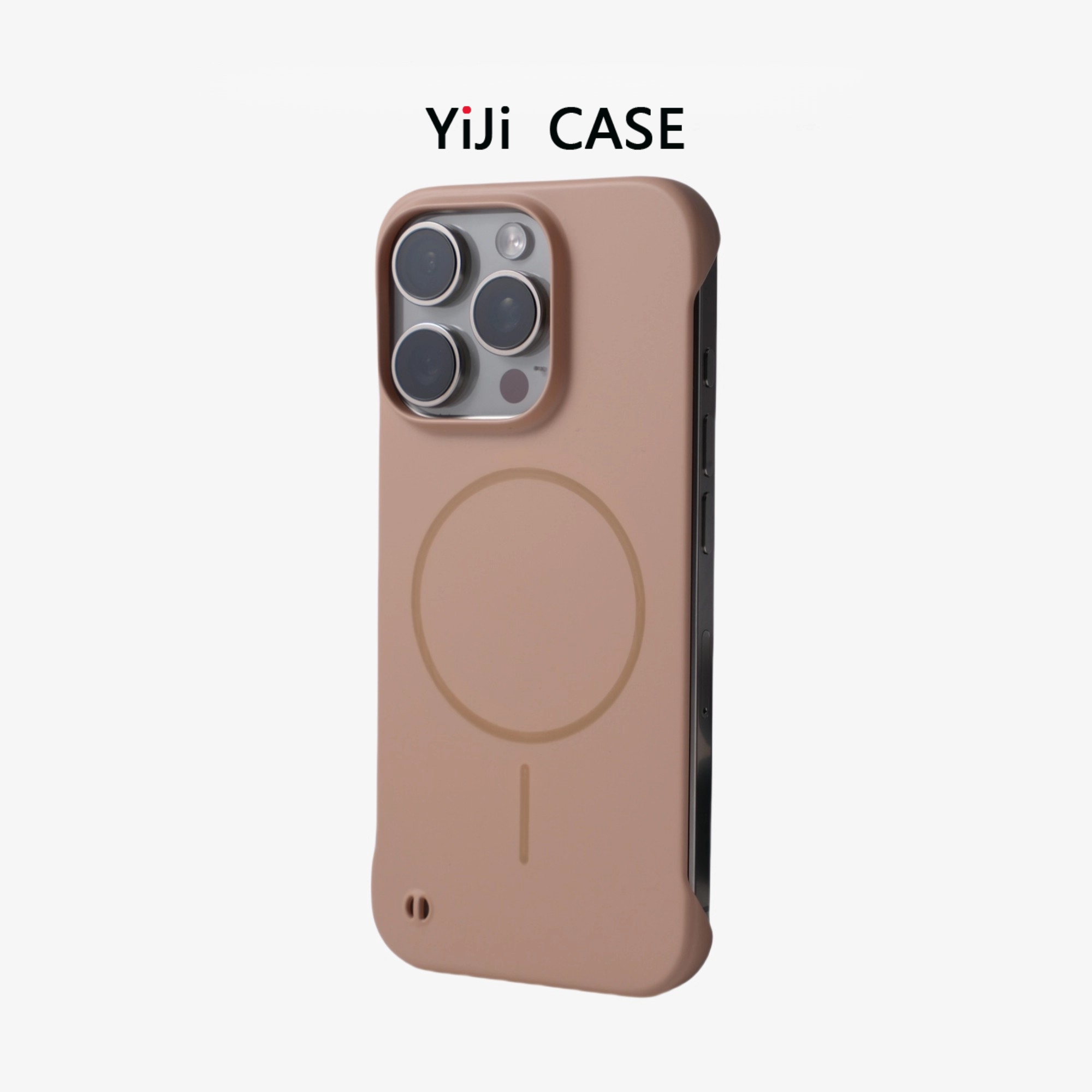 新款肤感磨砂无边框适用于苹果17手机壳iPhone16Promax磁吸15Pro超薄14Pro防摔13promax高级感12男女时尚外壳