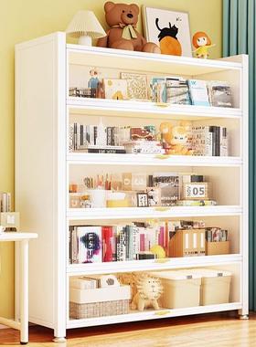 柜钢制书柜物柜一体带门儿16935储童书架尘家用展示落地防置物架