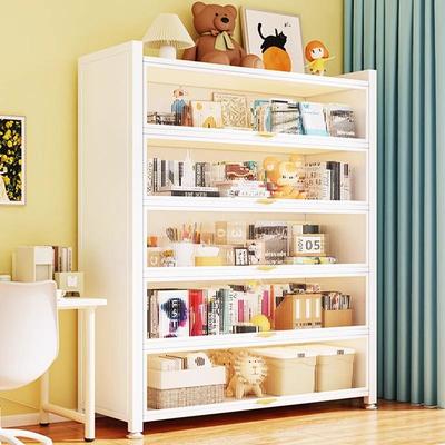 柜钢制书柜物柜一体带门儿16935储童书架尘家用展示落地防置物架