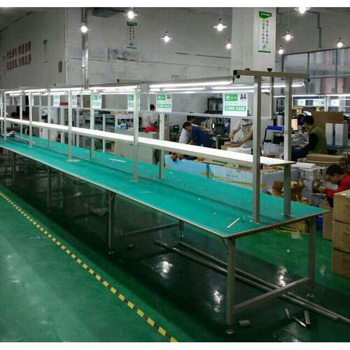 定制加工防静电工作台车间维修操作台不锈钢打包台双面PVC工作桌
