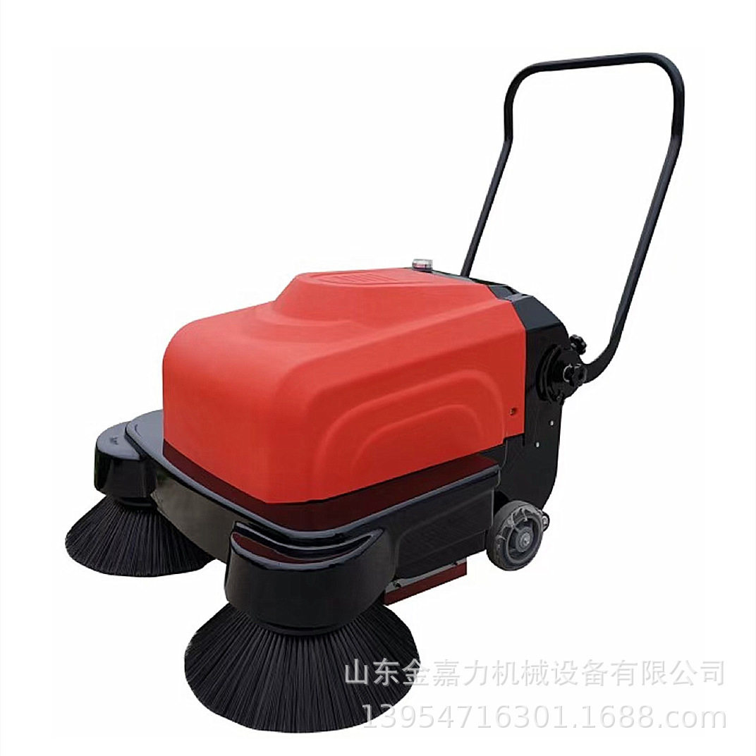 手推电动扫地机小型扫地车工厂车间仓库物业喷雾清扫车喷雾除尘