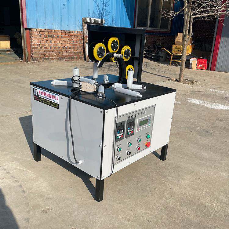 全自动缠绕膜打包机立式缠绕机电动环形包装机电缆轮胎水管裹膜机