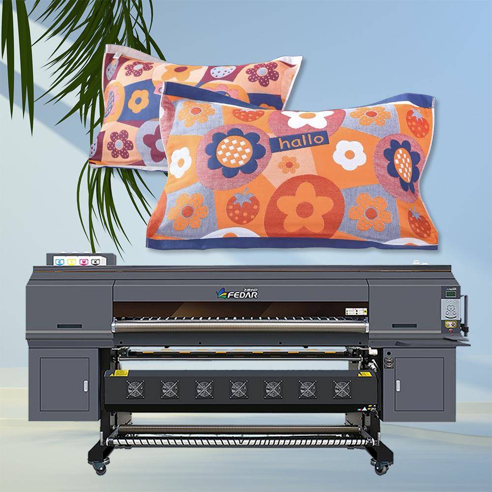 8头高速数码印花机 八个i200喷头泳装运动服服装热转印印花