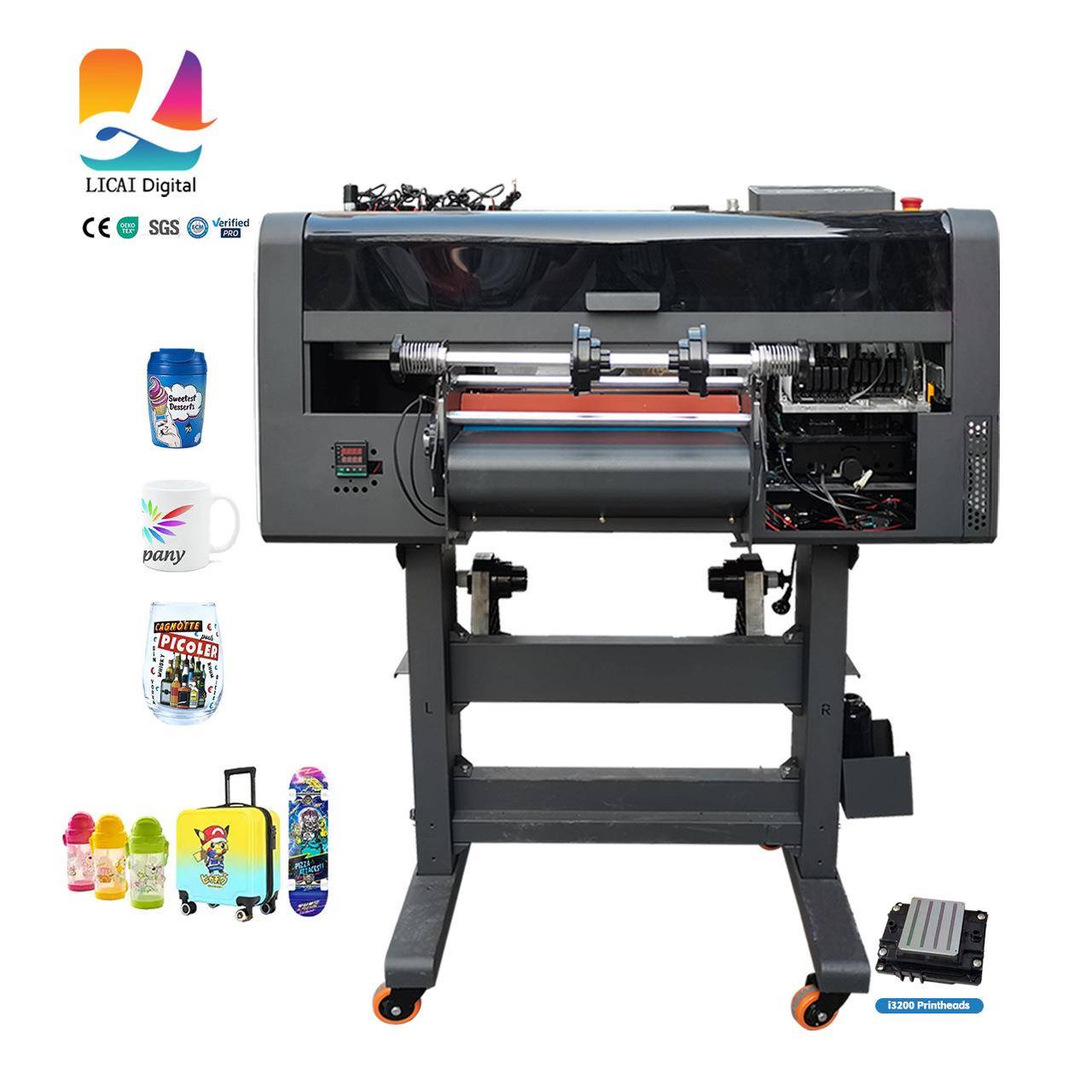 0cm水晶标DIY贴纸打印机 12英寸 UV DTF 水晶标卷材一体机包安装