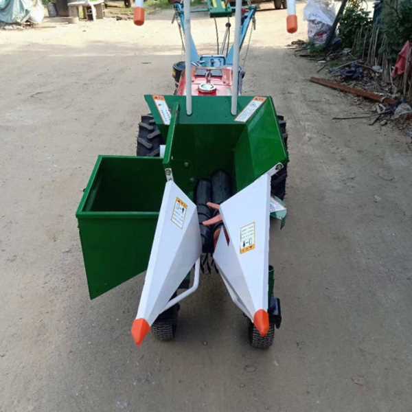 小型联合玉米收割机手扶自走式农用玉米割台山地丘陵玉米收割机