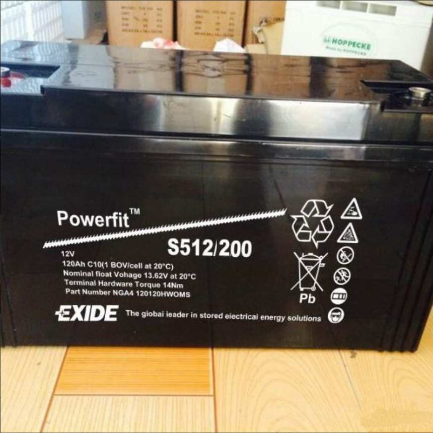 GNB Powerfit蓄电池S512/100HR/12V-100AH/EXIDE蓄电池