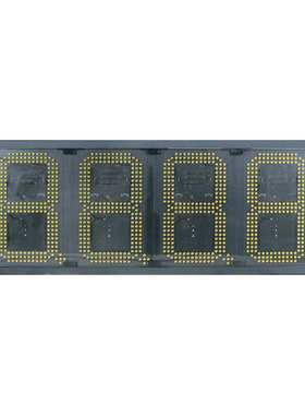 出口泰国普吉LED油价屏10英寸8888黄色防水显示屏加油站油价牌