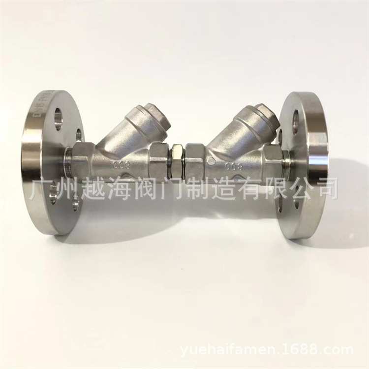 304不锈钢内螺纹低阻力倒流防止器 LHS712X-16P丝扣倒流防止器