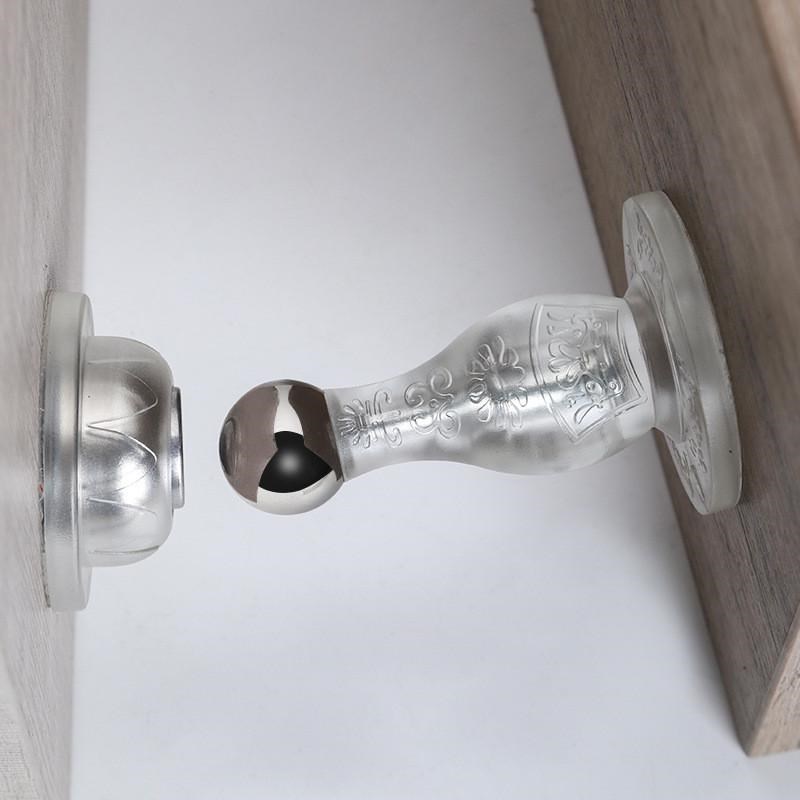 门吸门挡器硅胶防撞防风创意新款免打H孔门阻固定门碰神器挡门门