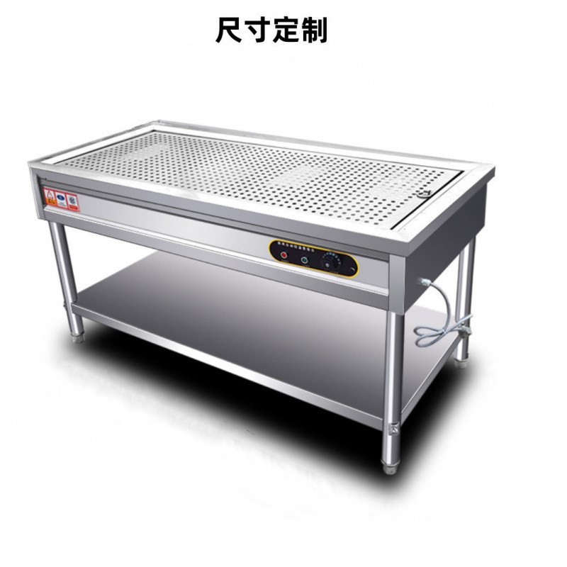 保温台商用浏阳蒸菜台熟食u小碗菜包子电热商用不锈钢保温蒸菜台