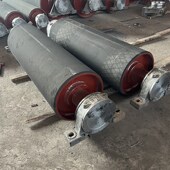 供应皮带机包胶滚筒矿用皮带机滚筒改向包胶滚筒传动滚筒