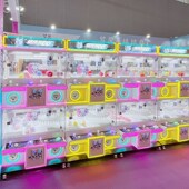 四人夹子机礼品机两用一夹到底精品娃娃机商用整场策划四人夹子机