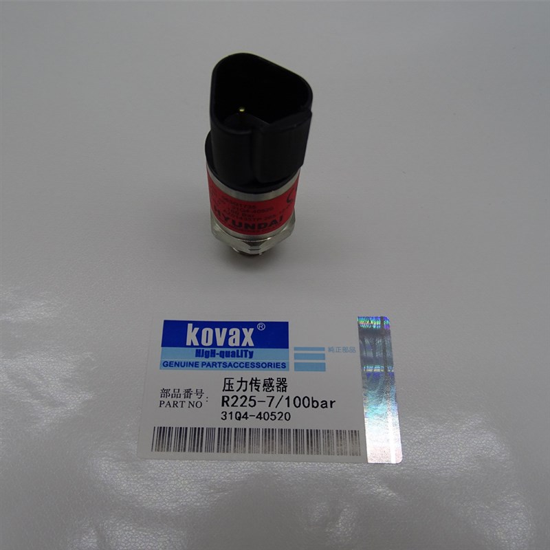 KOVAX压力传感器R225-7/100bar 31Q4-40520挖掘机配件 高压传感器