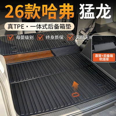 【适用哈弗猛龙】一体式后备箱垫