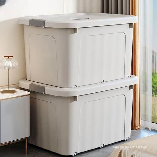 收纳箱大号书大容量耐用超厚滚轮储物箱收大号纳本周无品牌/转特