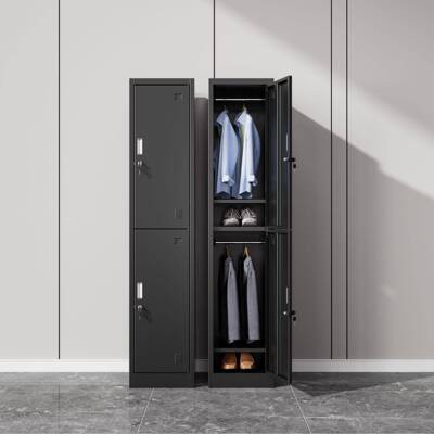 单门更柜铁皮柜带员工柜健身浴室储衣物柜钢制简易办86074房公室衣锁柜