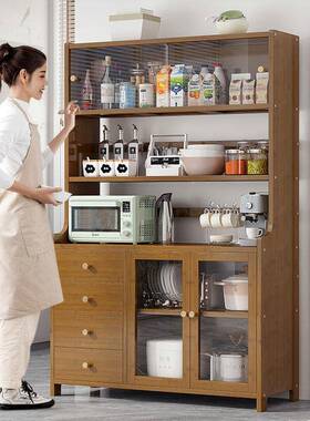 置物架餐边柜简约柜柜储房物客厅现代风格子厨柜房厨餐D1021828边