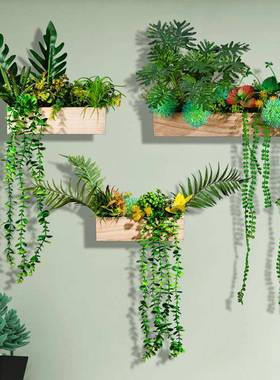 xy绿植花壁挂立体物墙面装饰t假客厅餐植厅店F765TJS9铺森系墙壁