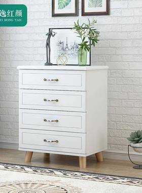 九斗抽屉柜具白色靠墙日式复古餐厅装饰拍KHI道照电柜五斗柜玄视