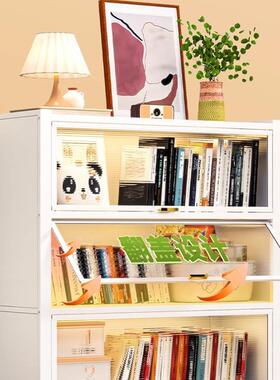 钢门制书示家用多层落地带防尘卧室客厅收VEK柜纳展柜大容量铁艺