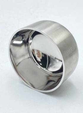 316L不锈椭圆式电EP解光封抛头自动焊洁净管帽焊接圆管钢子封堵头