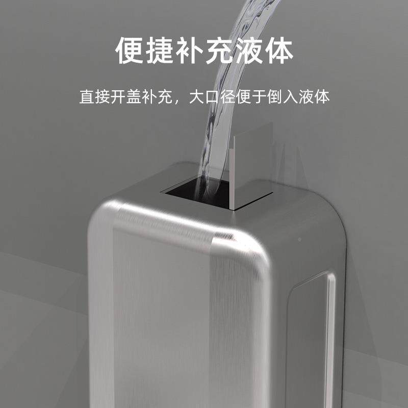 奥力不手动按110压皂液钢器壁挂式洗手液奇分配器免打孔锈皂液按