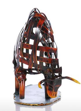 创意装饰摆件创街牛非洲酒柜A001A001办尔华公桌家居牛装饰摆件