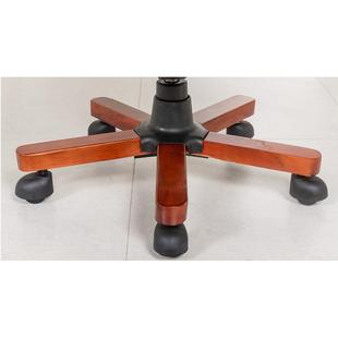 老板椅大班椅配件实脚木实ODY木脚包铁椅子逍遥转底座椅厂家直销