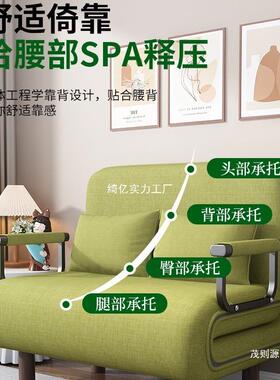 家用折叠沙发床可两用阳台厅小户多功能伸书房SHC00001单客人床推