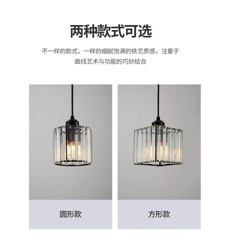 轻奢餐灯吊三头现代简工程酒店艺术创网意红个性餐桌饭506约厅吧