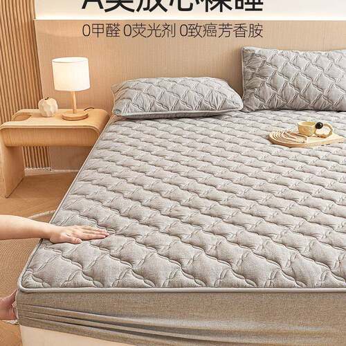 A类笠纯棉三床件套床罩防垫尘罩全夹F977M6HH棉床包套