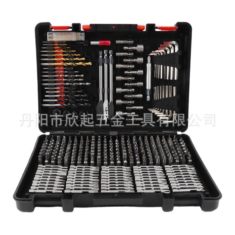 318套钻头组套木工开件孔麻花钻头批头器扁水泥钻木工钻无品牌/套装