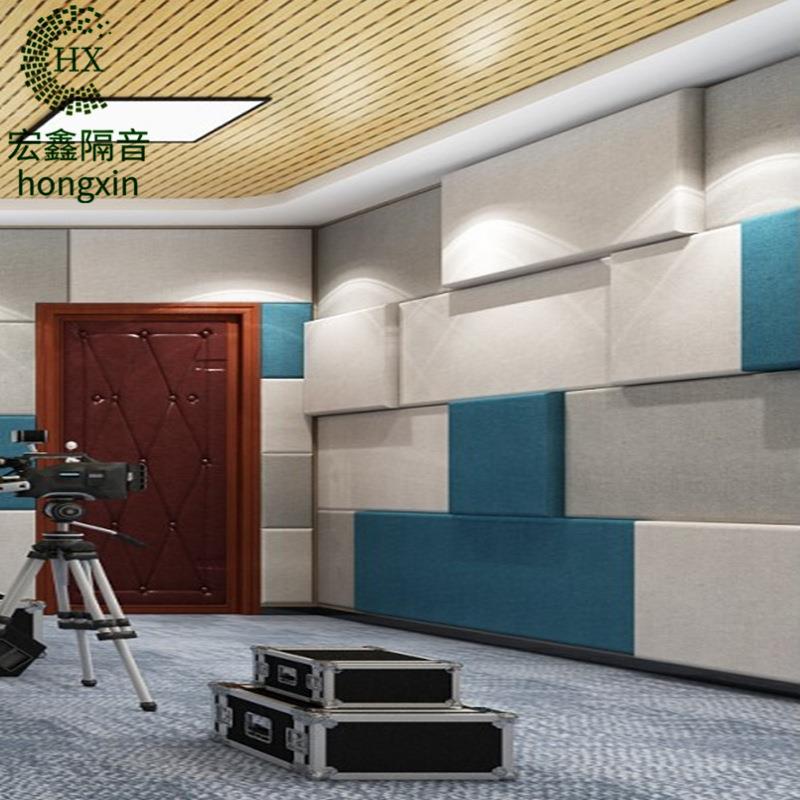 别墅影房聚纤维吸音装硬包酯家音庭电影院墙457面饰环保吸音板